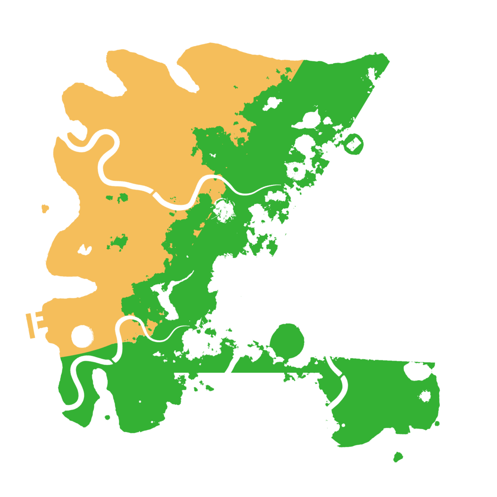 Biome Rust Map: Procedural Map, Size: 4000, Seed: 1088