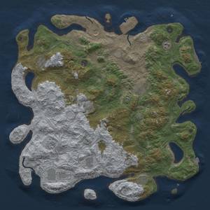 Thumbnail Rust Map: Procedural Map, Size: 4750, Seed: 1828667844, 19 Monuments