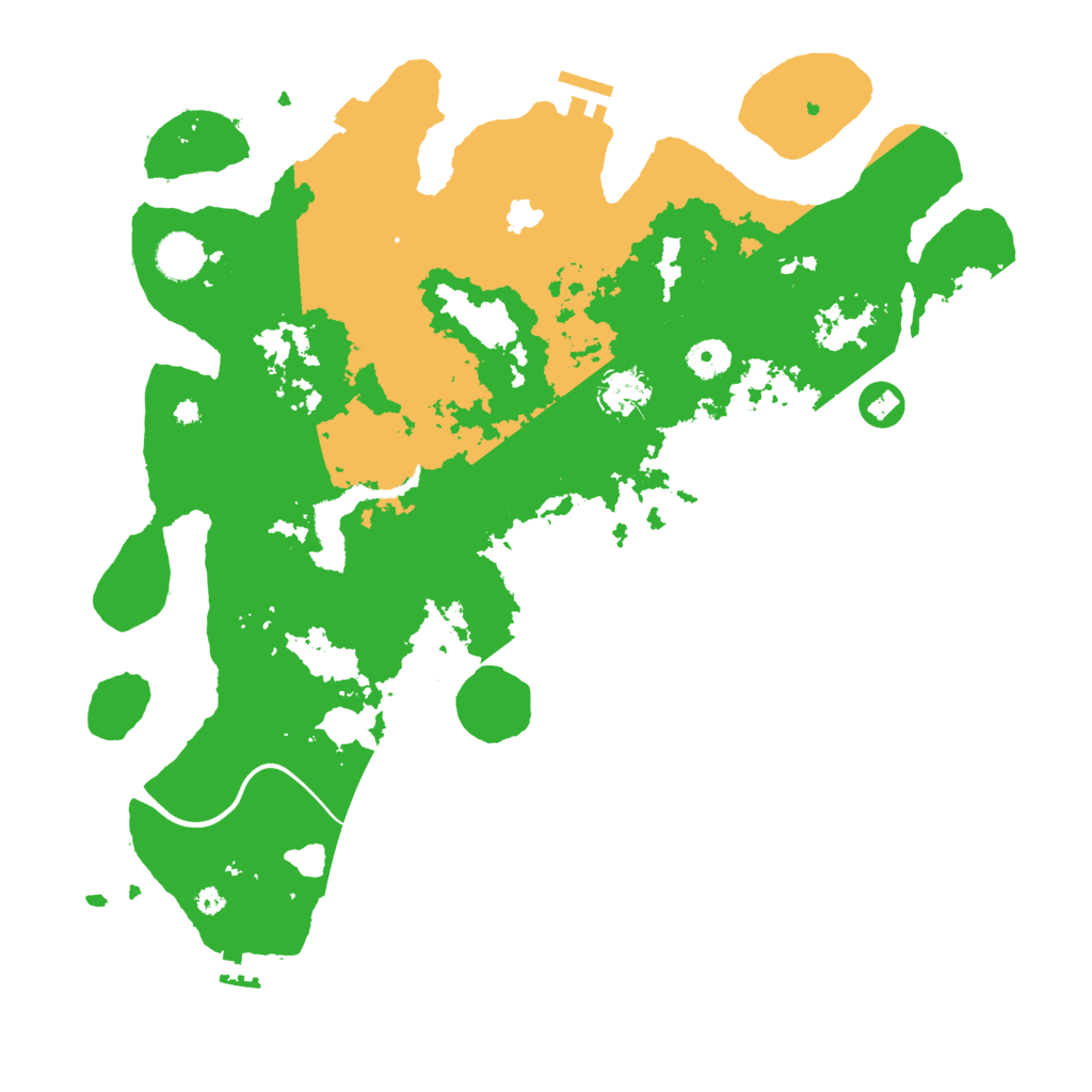 Biome Rust Map: Procedural Map, Size: 4000, Seed: 1364844944