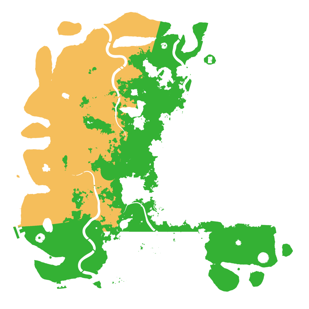 Biome Rust Map: Procedural Map, Size: 5000, Seed: 4902074