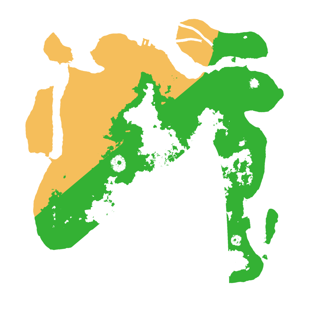 Biome Rust Map: Procedural Map, Size: 3000, Seed: 341453663