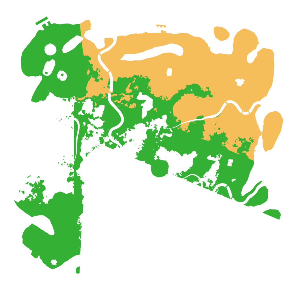 Biome Rust Map: Procedural Map, Size: 4500, Seed: 910879368