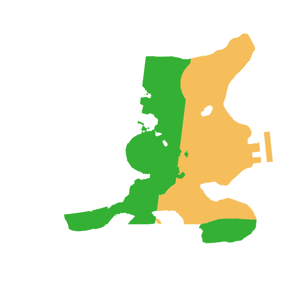 Biome Rust Map: Procedural Map, Size: 2000, Seed: 727857839