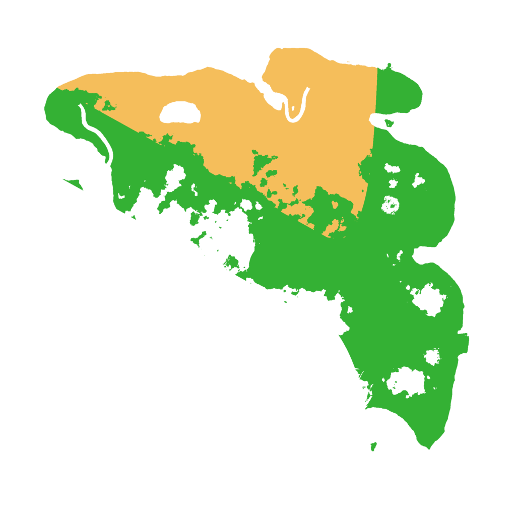 Biome Rust Map: Procedural Map, Size: 3000, Seed: 10093