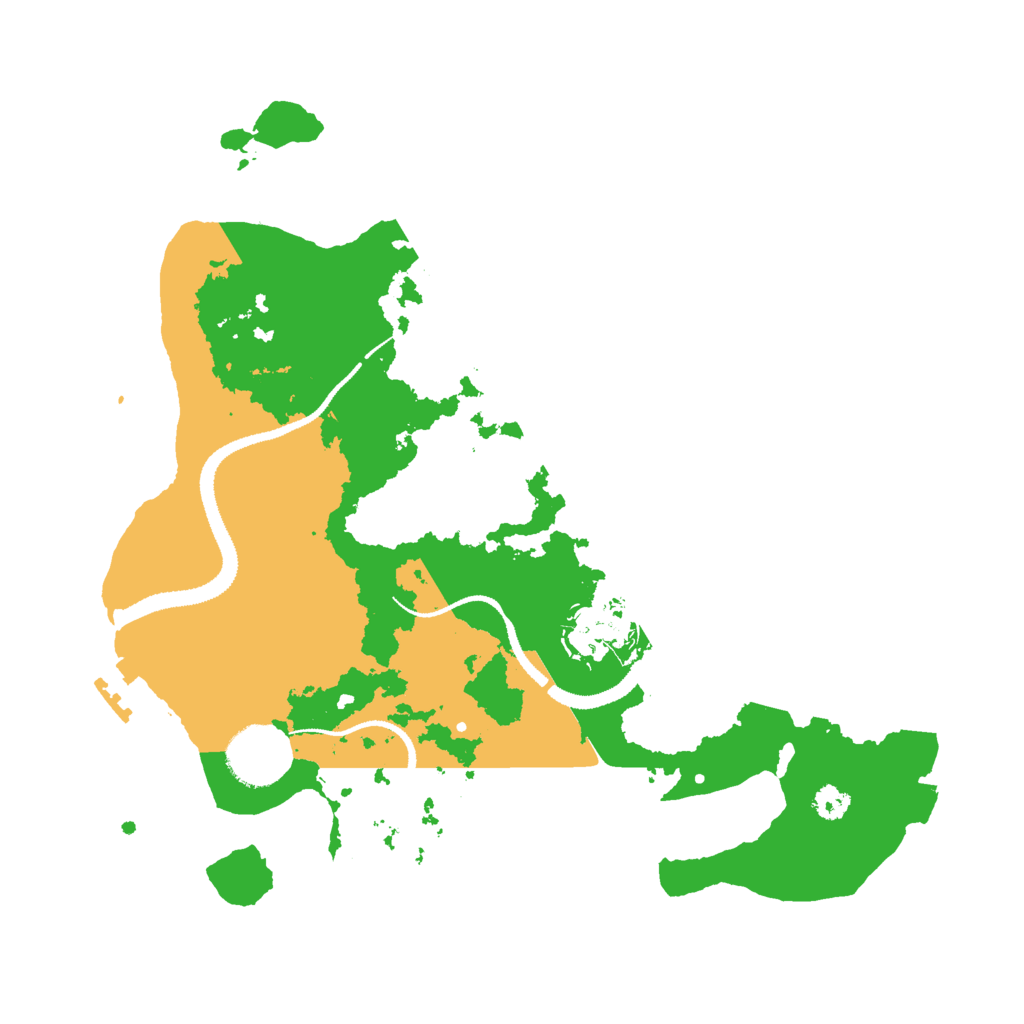 Biome Rust Map: Procedural Map, Size: 3000, Seed: 9676