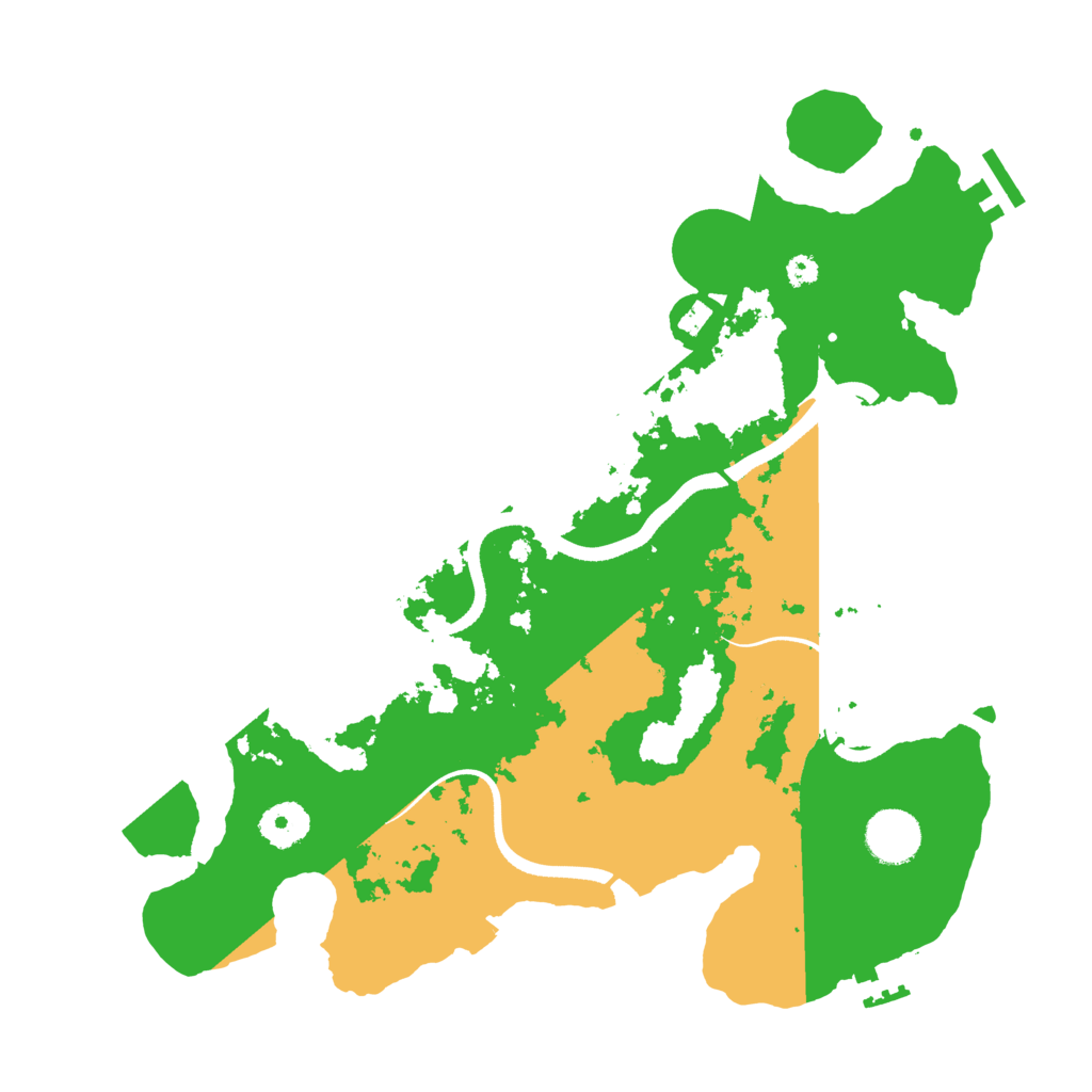 Biome Rust Map: Procedural Map, Size: 3500, Seed: 97195901