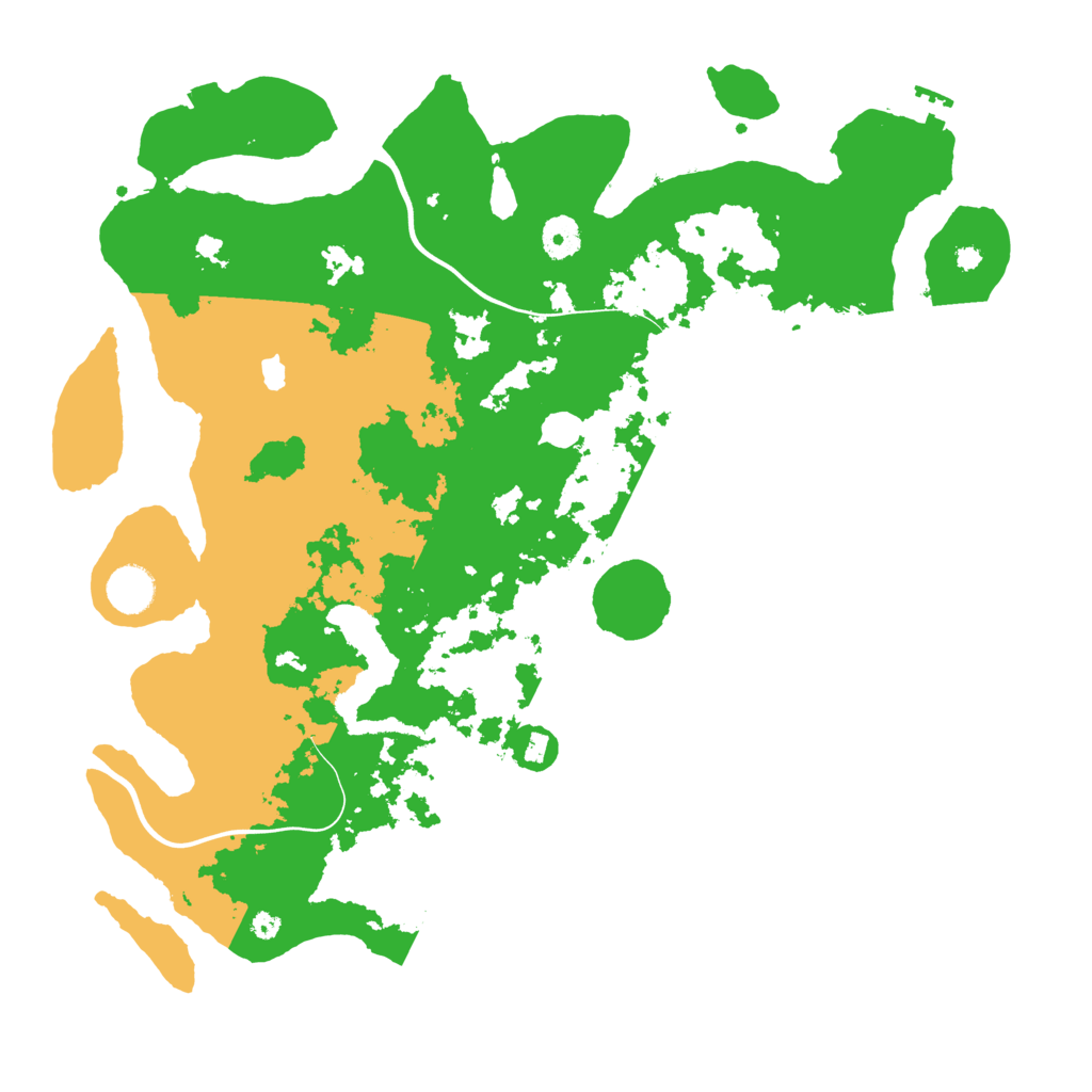 Biome Rust Map: Procedural Map, Size: 4000, Seed: 312345