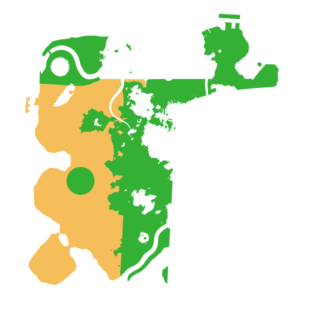 Biome Rust Map: Procedural Map, Size: 3000, Seed: 804904834