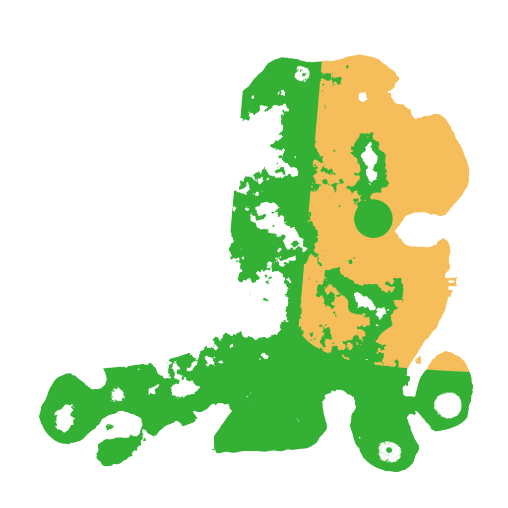 Biome Rust Map: Procedural Map, Size: 3500, Seed: 1428982248