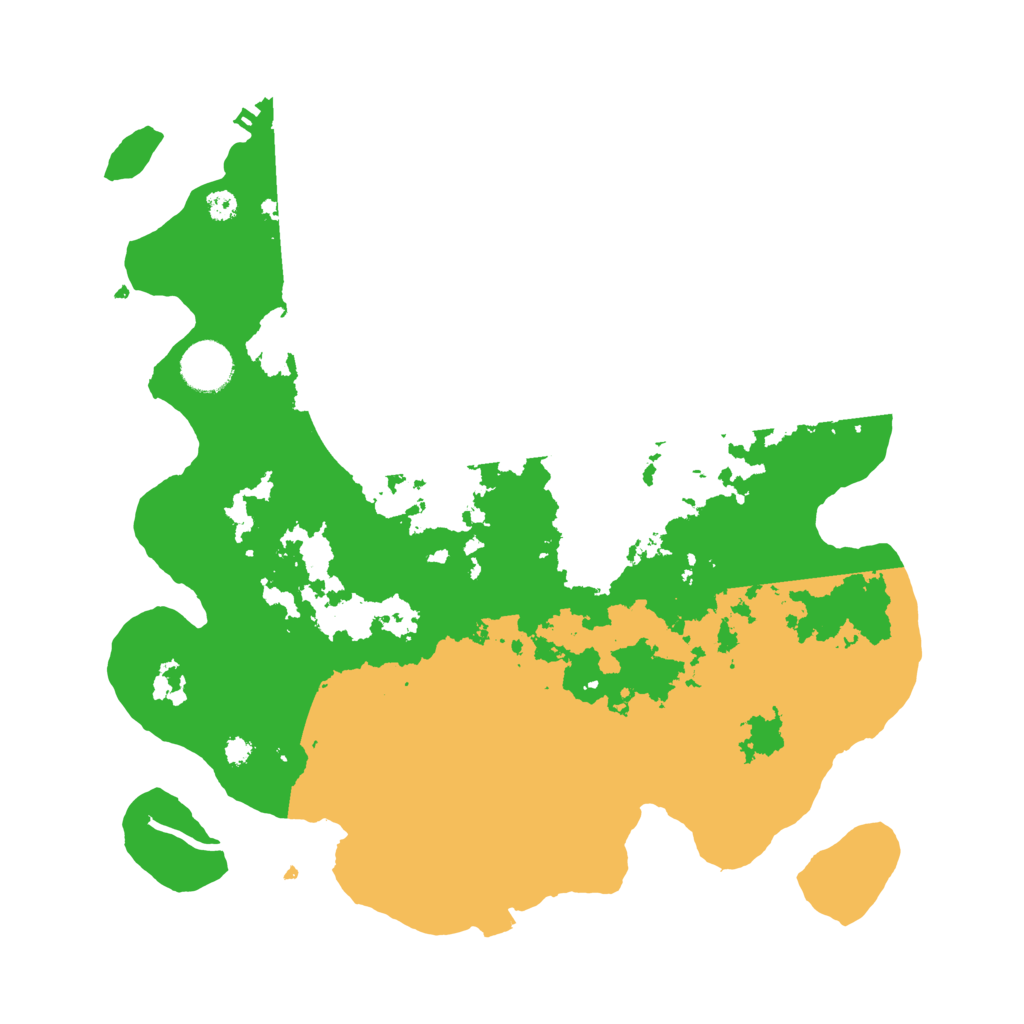 Biome Rust Map: Procedural Map, Size: 3500, Seed: 1103330790