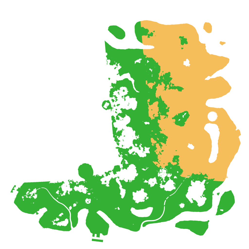 Biome Rust Map: Procedural Map, Size: 4500, Seed: 195625770