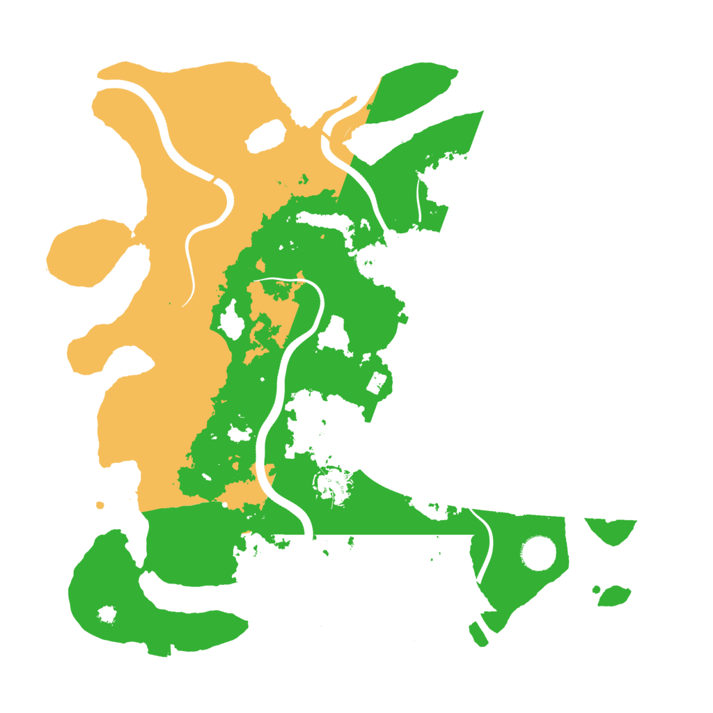 Biome Rust Map: Procedural Map, Size: 3600, Seed: 63