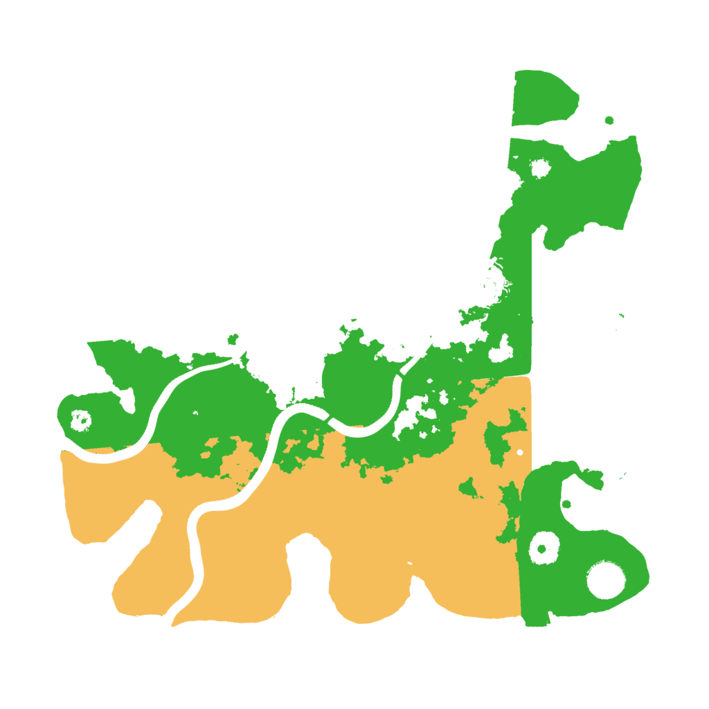 Biome Rust Map: Procedural Map, Size: 3300, Seed: 162144010