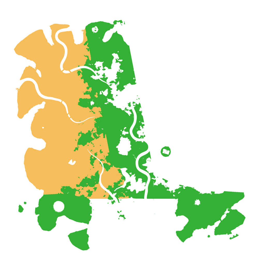 Biome Rust Map: Procedural Map, Size: 4250, Seed: 102384525