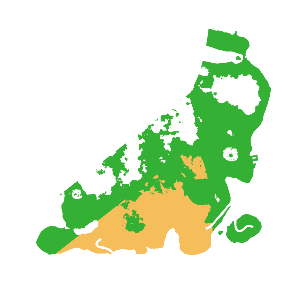 Biome Rust Map: Procedural Map, Size: 3000, Seed: 3538