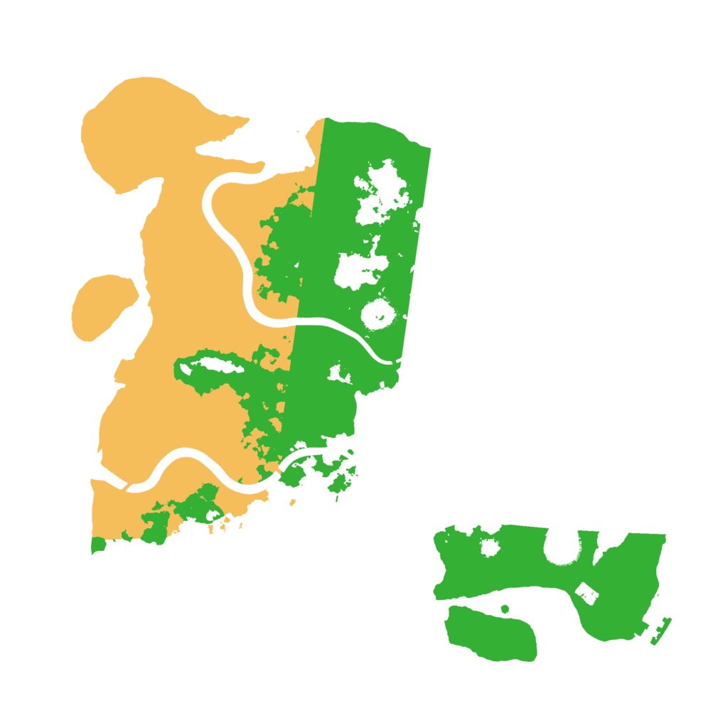 Biome Rust Map: Procedural Map, Size: 3500, Seed: 1712765082