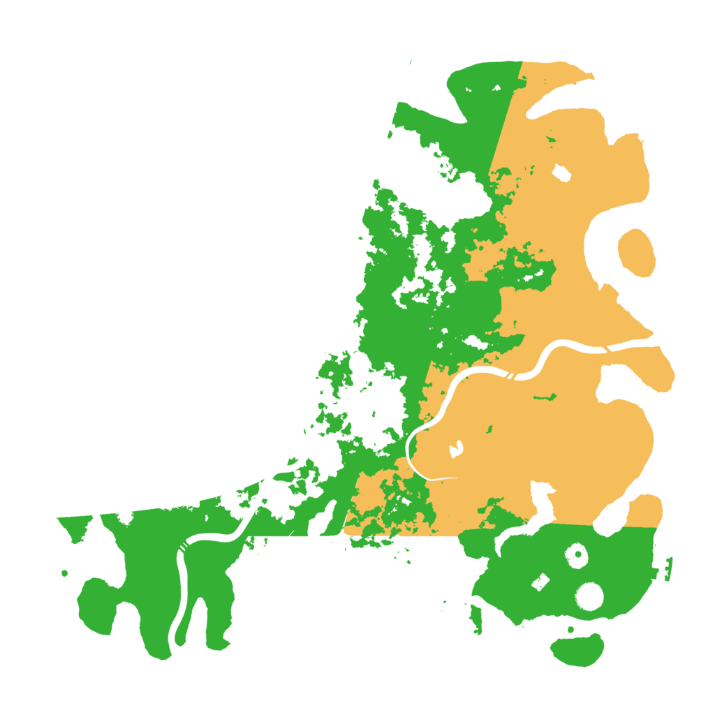 Biome Rust Map: Procedural Map, Size: 4500, Seed: 54604356