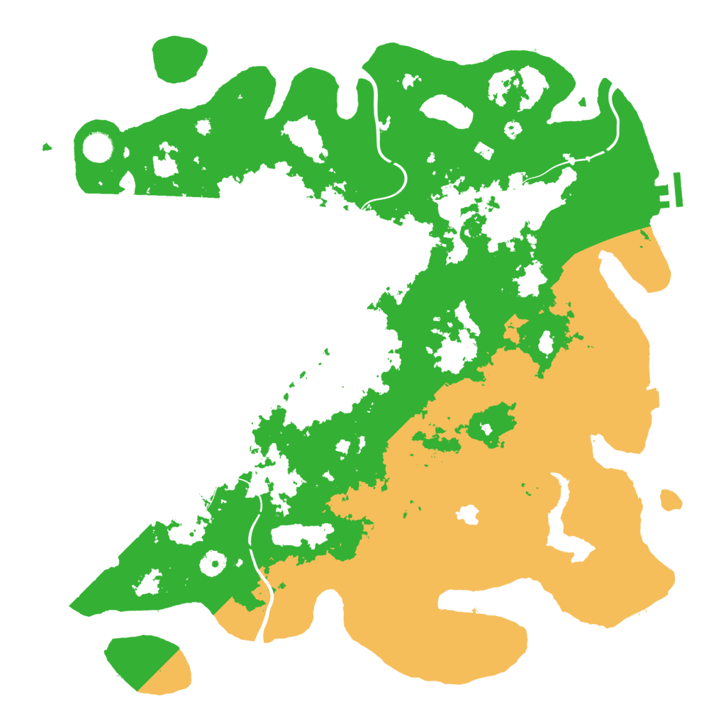 Biome Rust Map: Procedural Map, Size: 4250, Seed: 891158446
