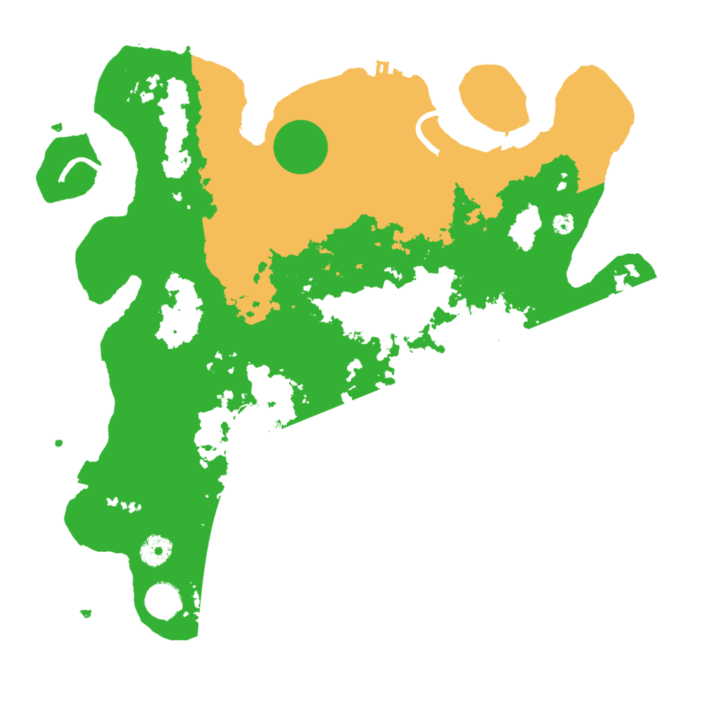 Biome Rust Map: Procedural Map, Size: 3500, Seed: 90307631