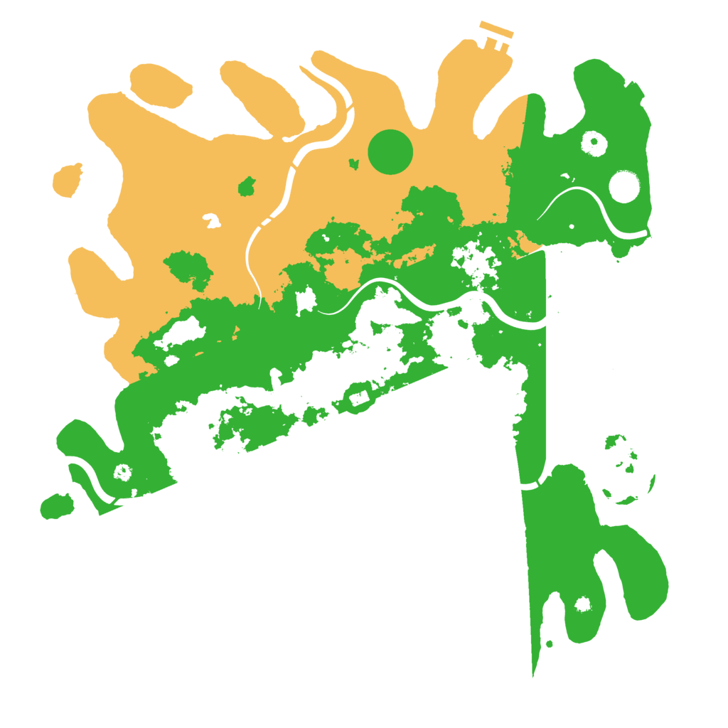 Biome Rust Map: Procedural Map, Size: 4250, Seed: 29251