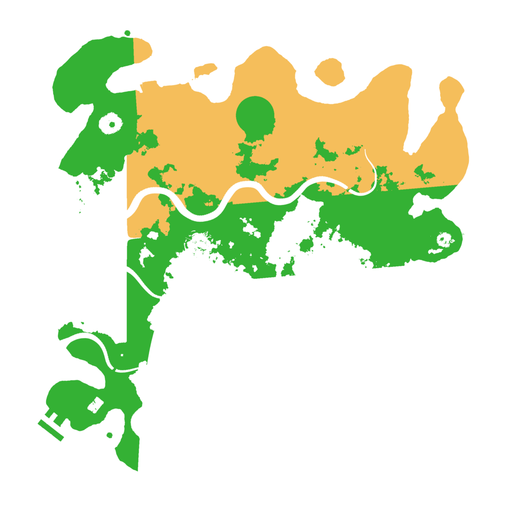 Biome Rust Map: Procedural Map, Size: 3500, Seed: 2002549221