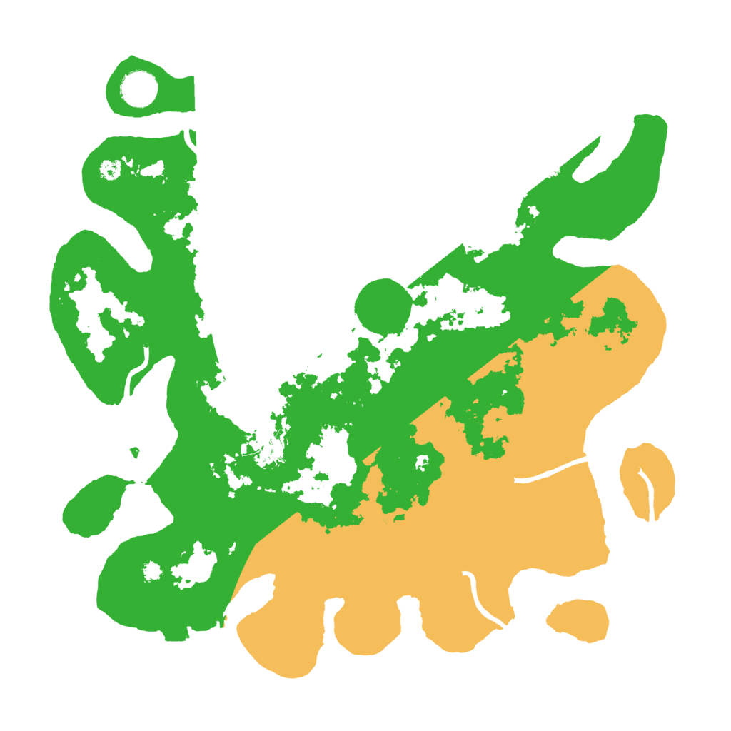 Biome Rust Map: Procedural Map, Size: 3500, Seed: 135247093