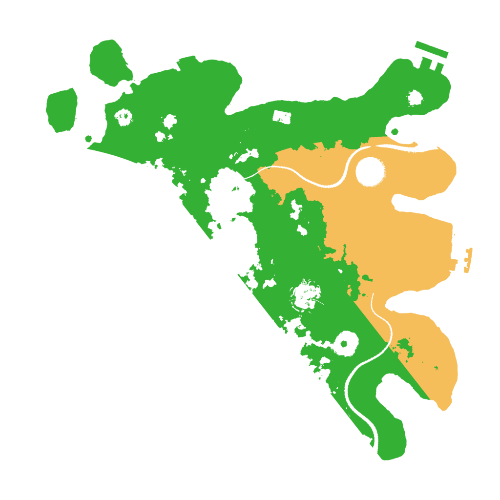 Biome Rust Map: Procedural Map, Size: 3000, Seed: 1995778240