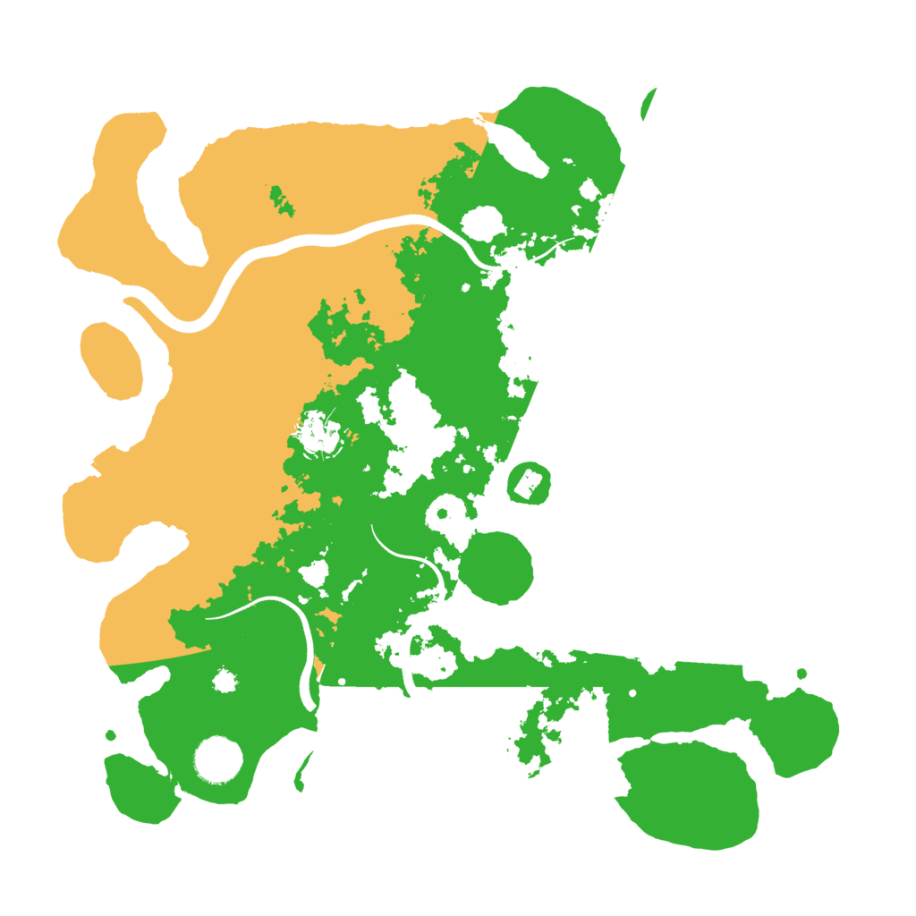 Biome Rust Map: Procedural Map, Size: 3500, Seed: 822193