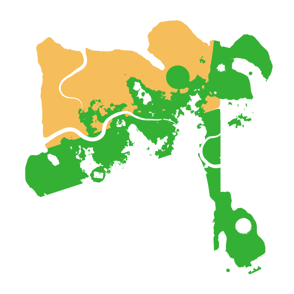 Biome Rust Map: Procedural Map, Size: 3300, Seed: 1525930199