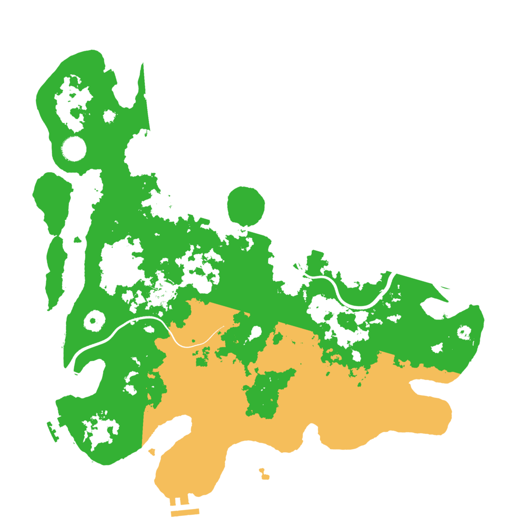 Biome Rust Map: Procedural Map, Size: 3750, Seed: 230186802