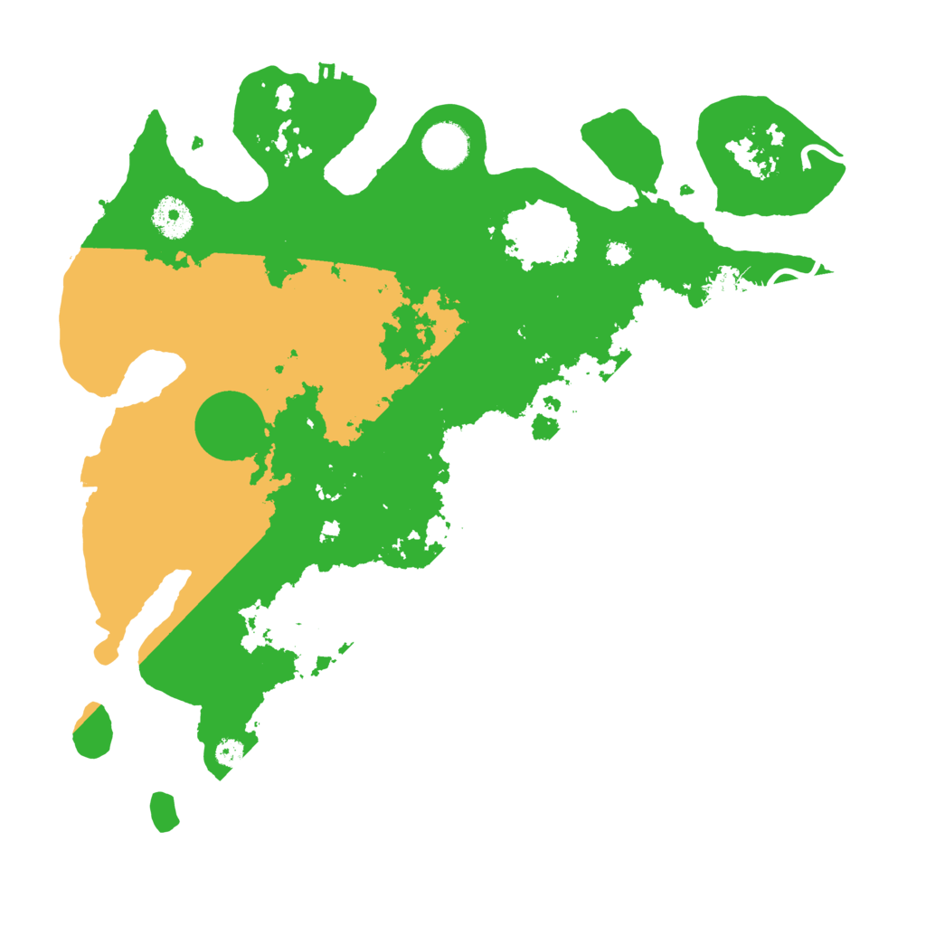 Biome Rust Map: Procedural Map, Size: 3500, Seed: 88599760