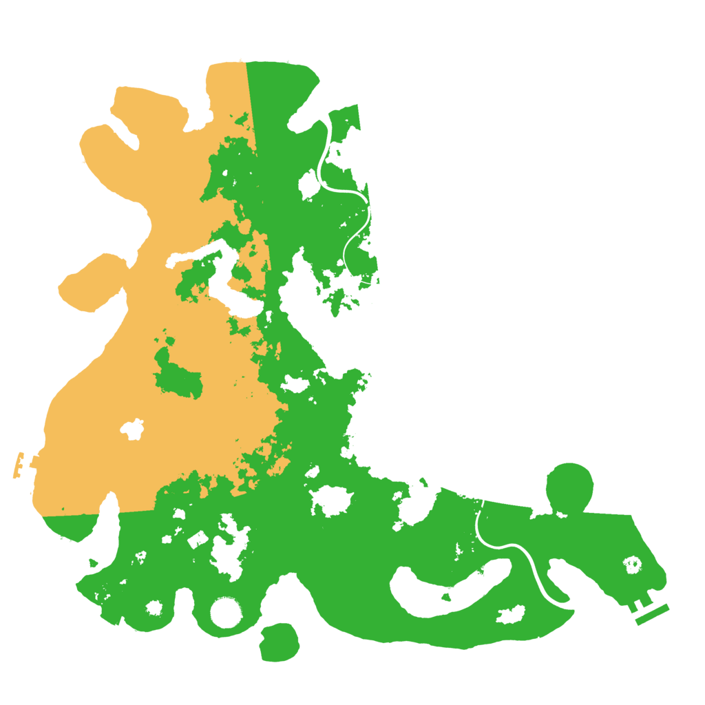 Biome Rust Map: Procedural Map, Size: 4000, Seed: 383575379