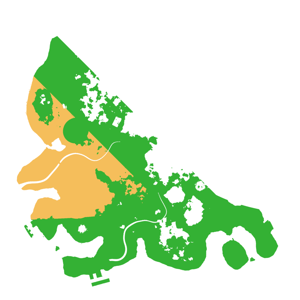 Biome Rust Map: Procedural Map, Size: 3300, Seed: 2011902925