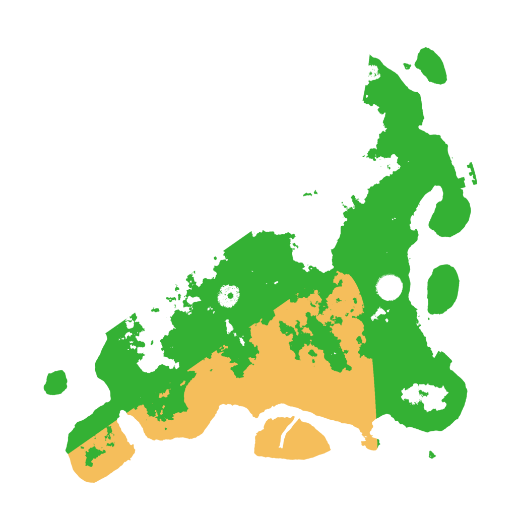 Biome Rust Map: Procedural Map, Size: 3500, Seed: 220373211