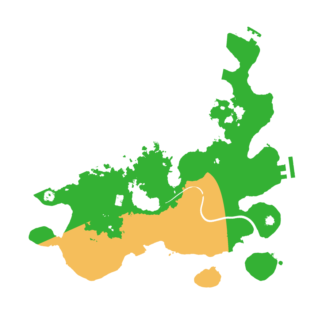 Biome Rust Map: Procedural Map, Size: 3000, Seed: 98100513