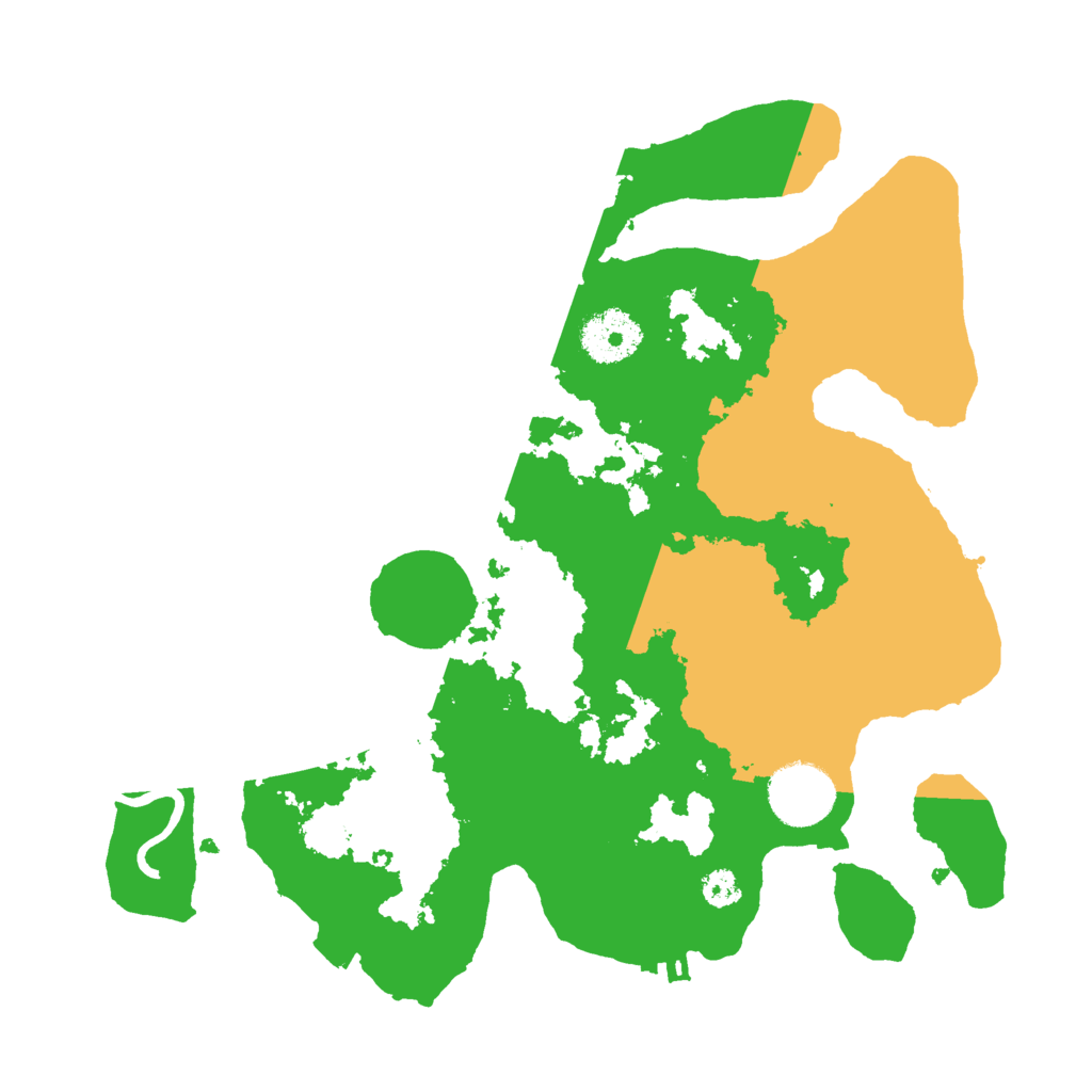 Biome Rust Map: Procedural Map, Size: 3000, Seed: 2397518