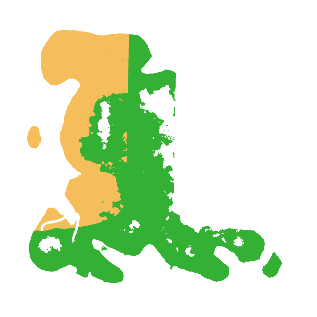 Biome Rust Map: Procedural Map, Size: 3000, Seed: 21939