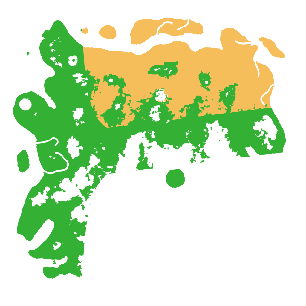 Biome Rust Map: Procedural Map, Size: 4500, Seed: 554223