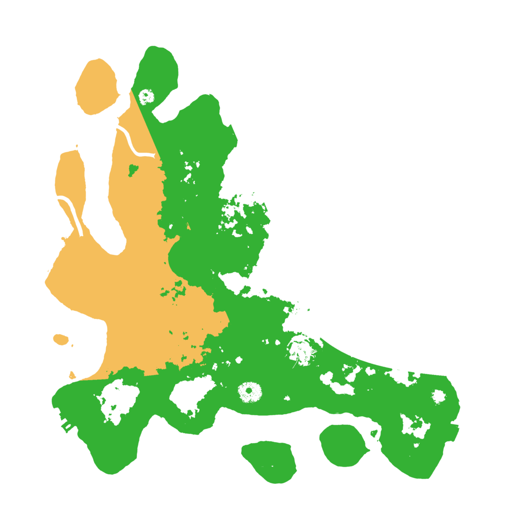 Biome Rust Map: Procedural Map, Size: 3500, Seed: 86161865