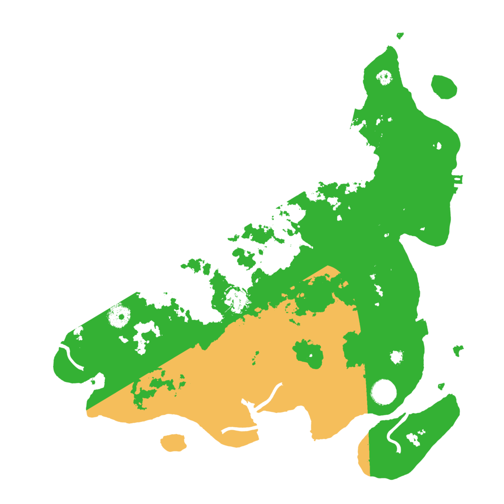 Biome Rust Map: Procedural Map, Size: 3550, Seed: 53755894