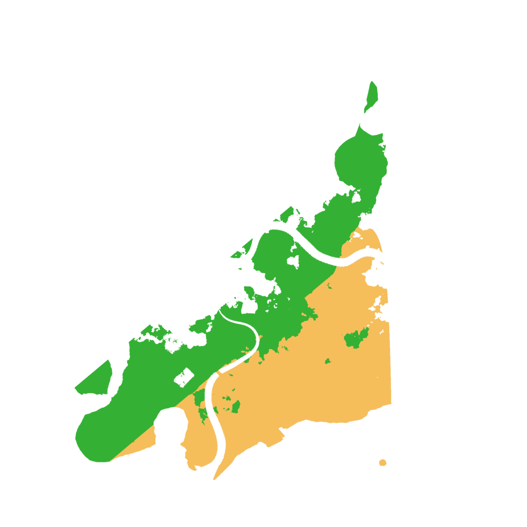 Biome Rust Map: Procedural Map, Size: 3000, Seed: 97195901