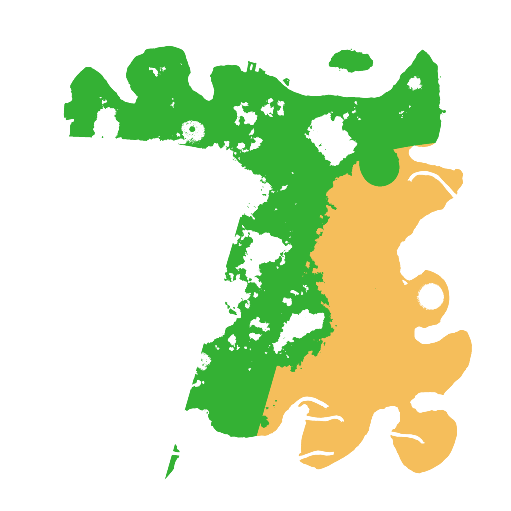 Biome Rust Map: Procedural Map, Size: 3500, Seed: 65482