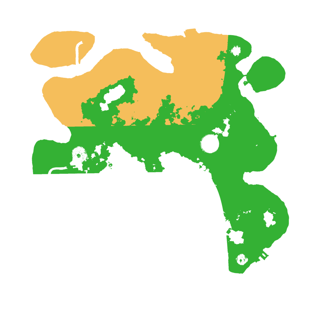 Biome Rust Map: Procedural Map, Size: 3000, Seed: 7525