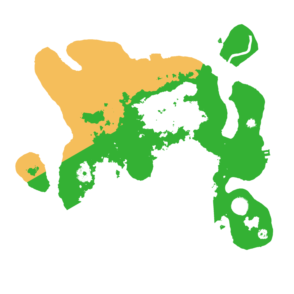 Biome Rust Map: Procedural Map, Size: 3000, Seed: 15924