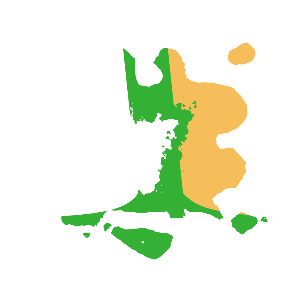 Biome Rust Map: Procedural Map, Size: 2250, Seed: 698666609