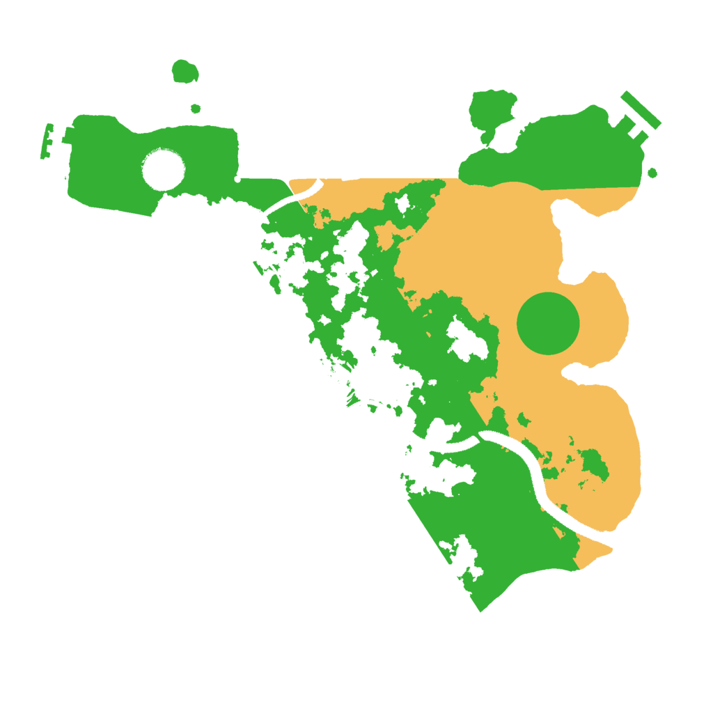 Biome Rust Map: Procedural Map, Size: 3000, Seed: 1605831230