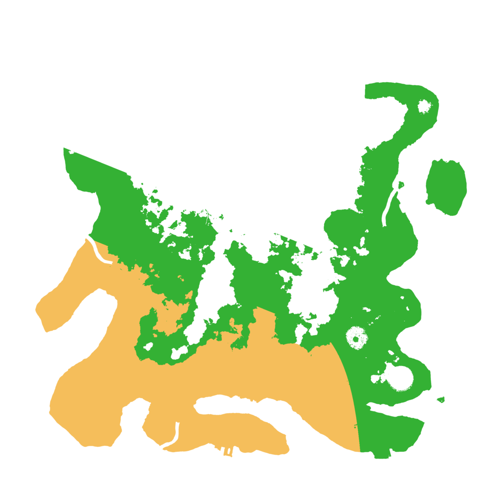 Biome Rust Map: Procedural Map, Size: 3500, Seed: 1833265891