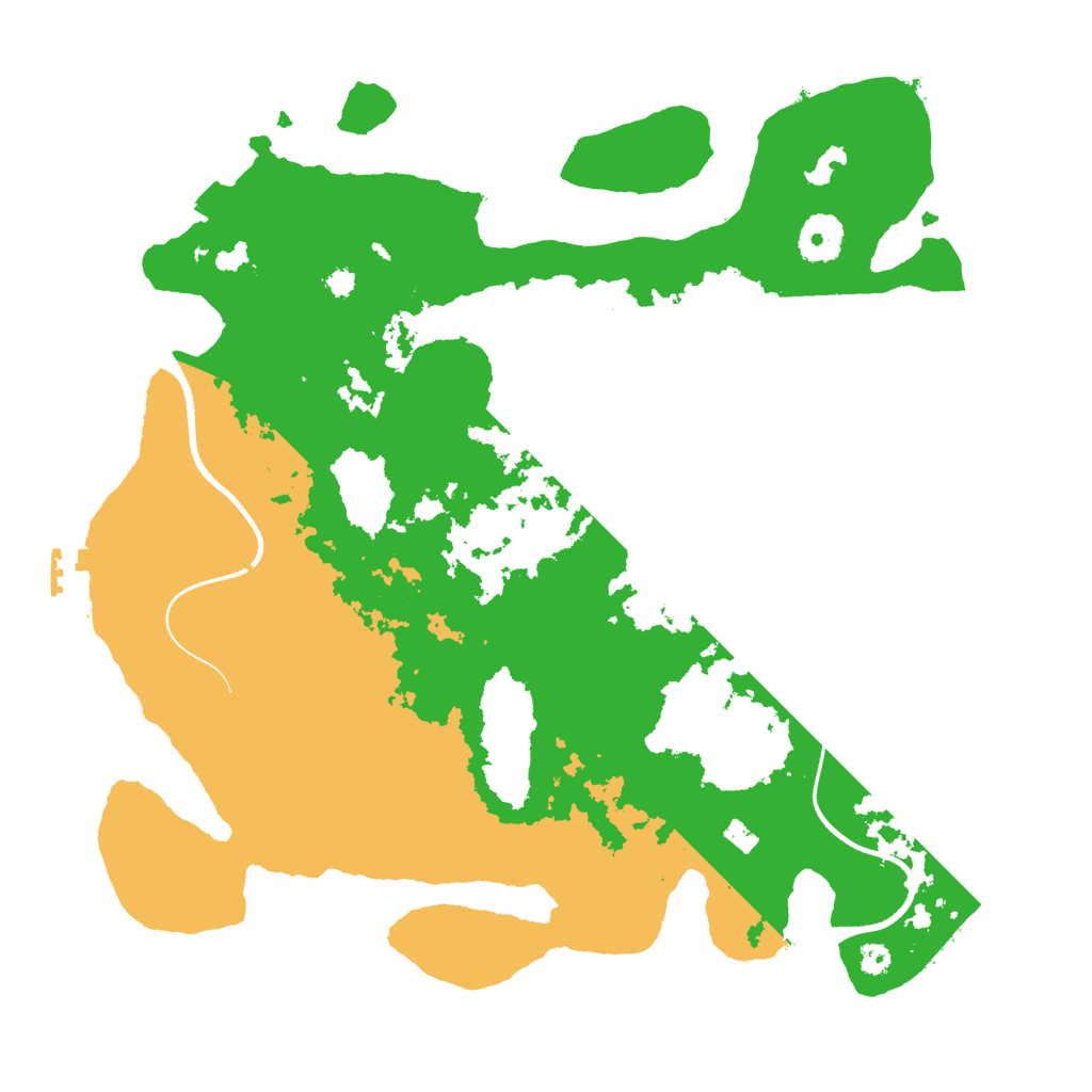 Biome Rust Map: Procedural Map, Size: 3500, Seed: 533162802