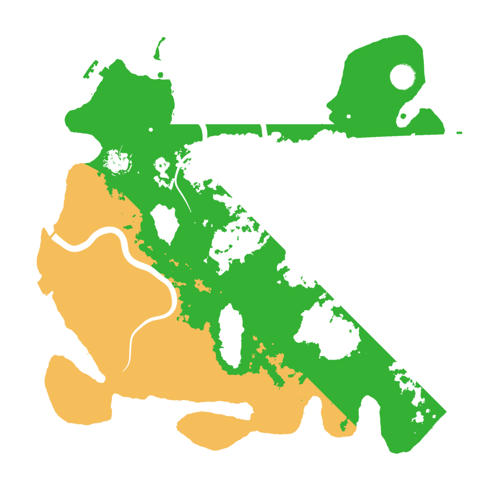 Biome Rust Map: Procedural Map, Size: 3500, Seed: 533162802
