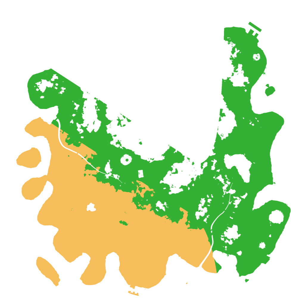 Biome Rust Map: Procedural Map, Size: 4250, Seed: 7224